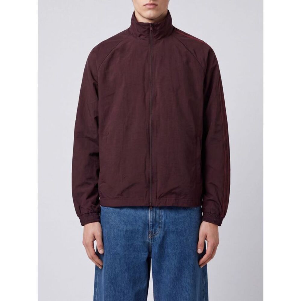 Y-3 Men Y-3 Nylon Bomber Jacket With High Neck And Zip Closure